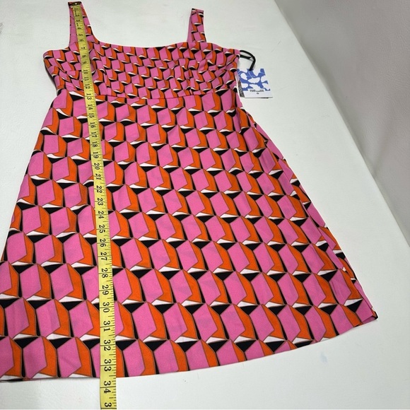 Diane Von Furstenberg for target Geometric  Sleeveless Dress size 6 nwt - Picture 3 of 7